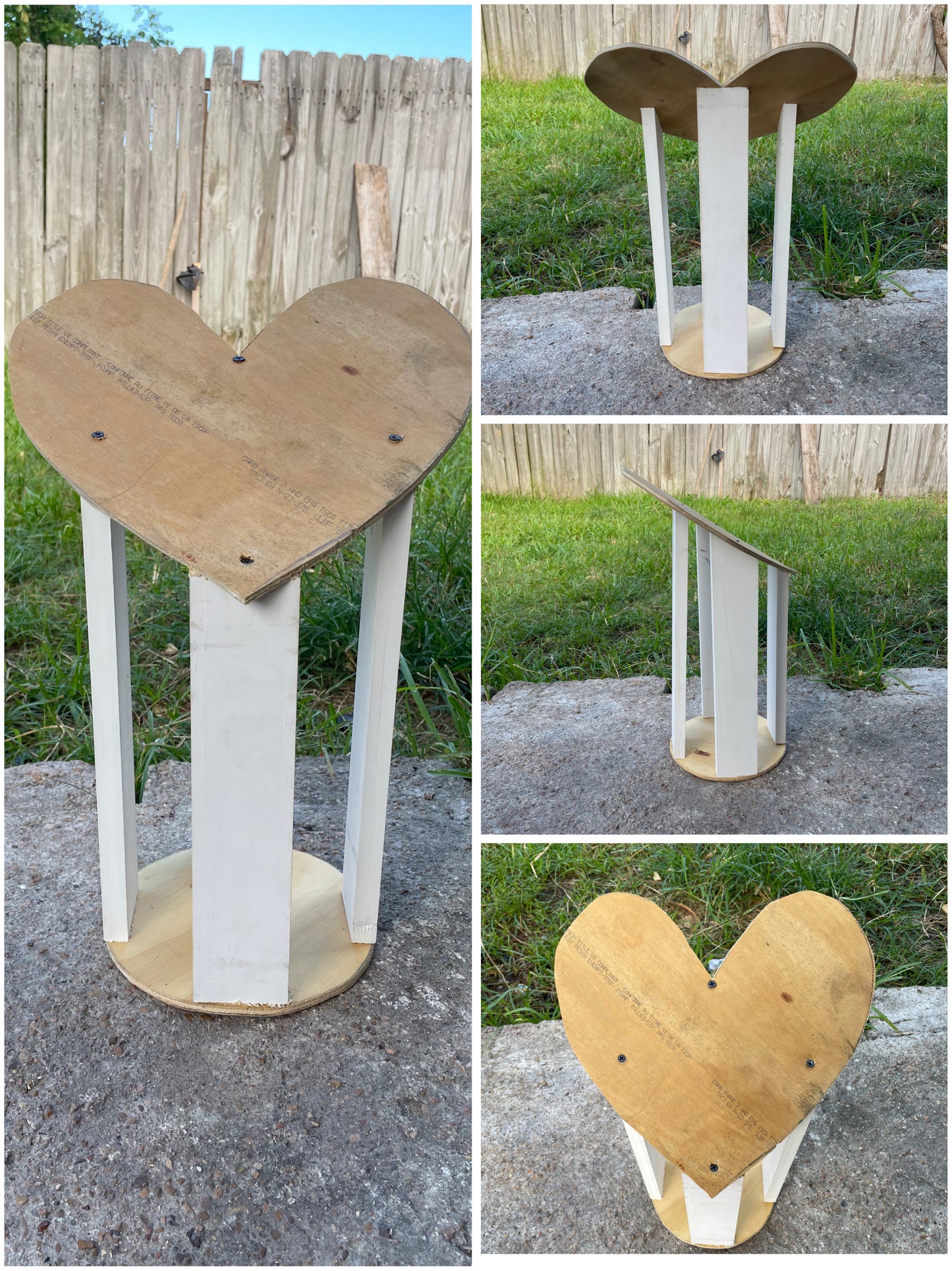 Small standing heart💝