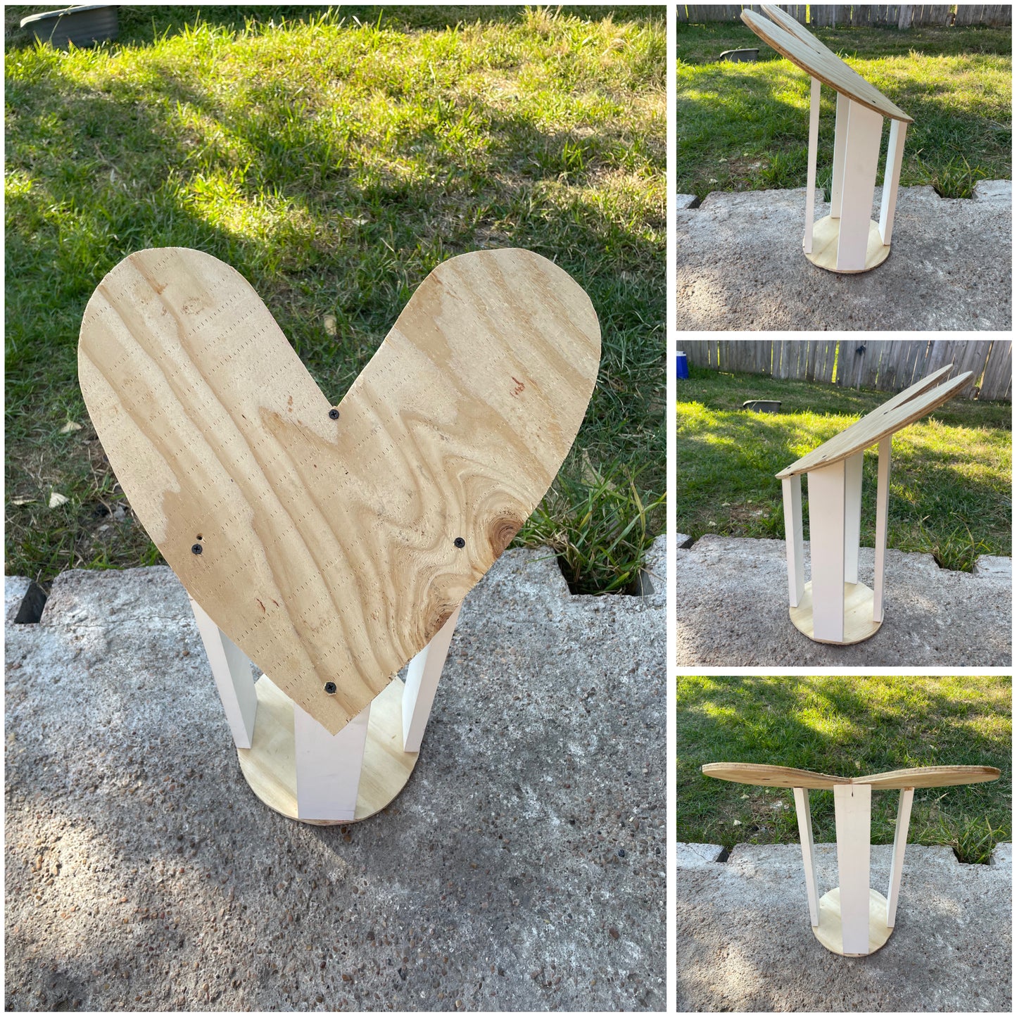 Medium standing heart💝